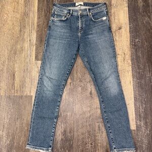 AGOLDE Toni mid-rise straight ankle jeans